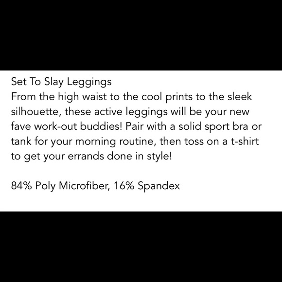 SOLD🛍Medium Leggings - Picture 2 of 3